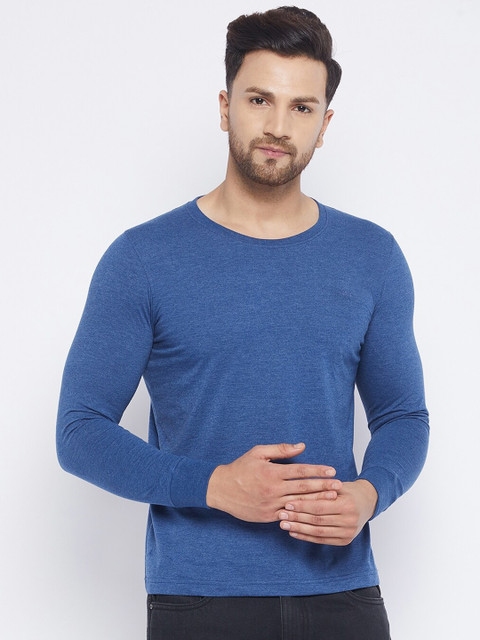 

Adobe Men Blue Pockets T-shirt