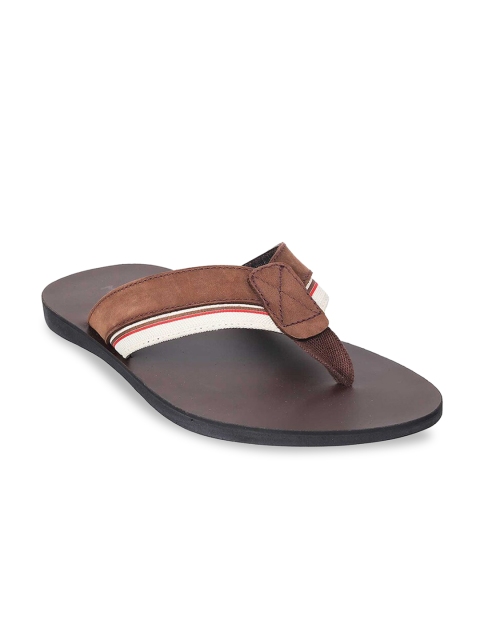 

Mochi Men Brown & White Comfort Sandals