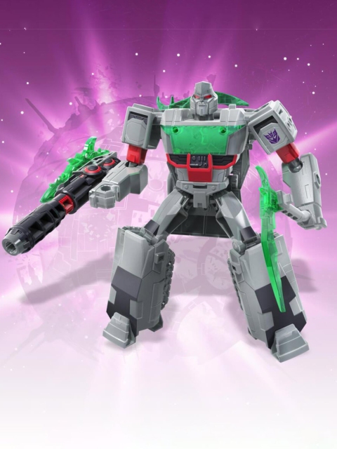 

Hasbro Multicoloured Transformers Cyberverse Battle Call Megatron Figure, Multi