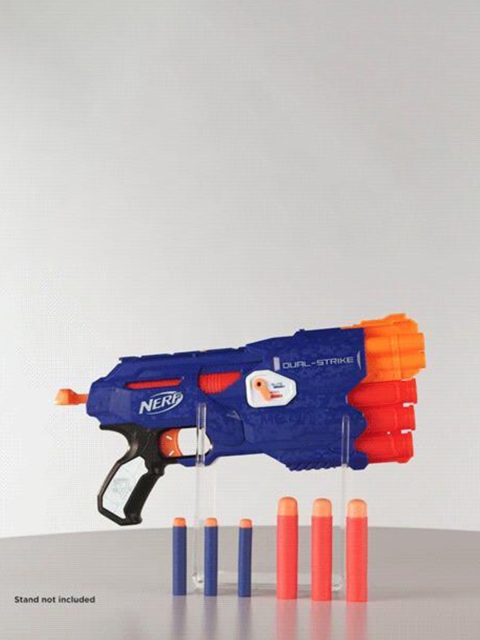 

Hasbro Multicoloured Nerf N-Strike Elite Dual Strike Blaster, Multi