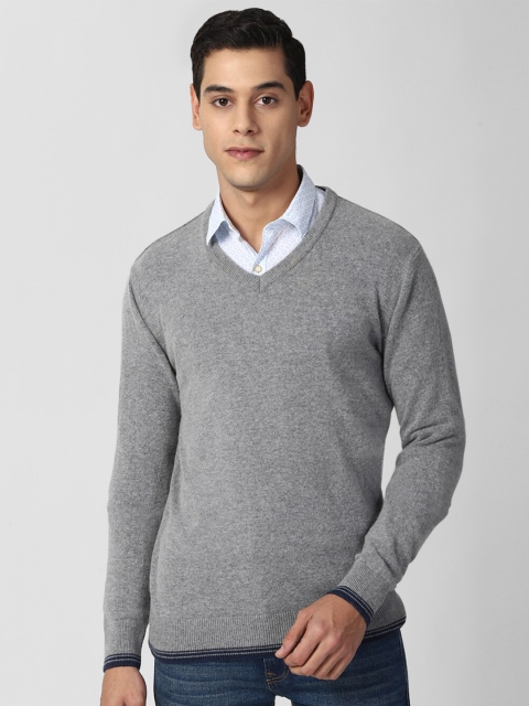 

Peter England Casuals Men Grey Pullover
