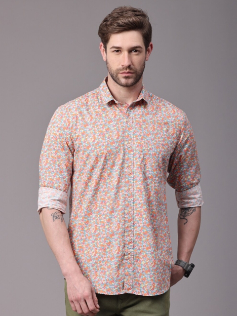 

FOGA Men Multicoloured Slim Fit Floral Printed Casual Shirt, Multi