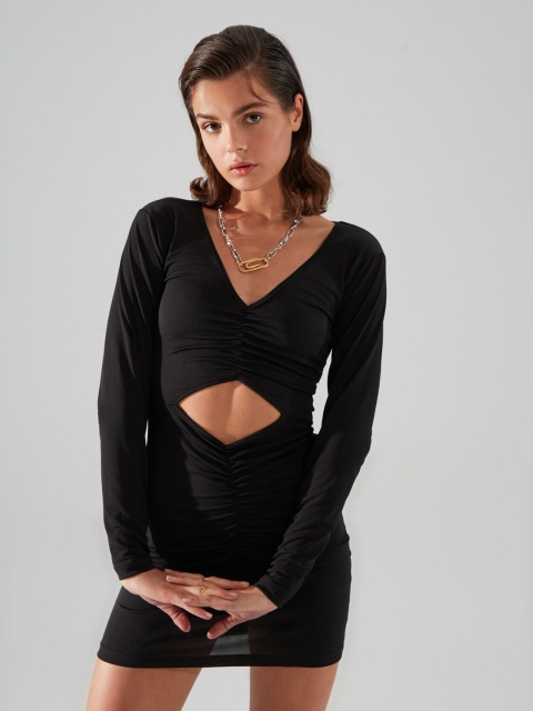 

Trendyol Black Solid Dress