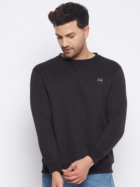 

PRINCINN MEYER Men Black Sweatshirt