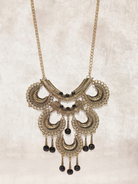 

Anouk Gold-Toned Metal Oxidised Necklace
