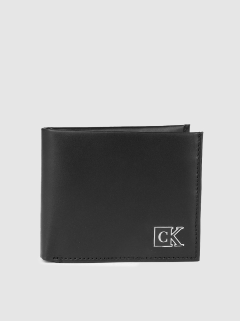 

Calvin Klein Men Black Leather Two Fold Wallet