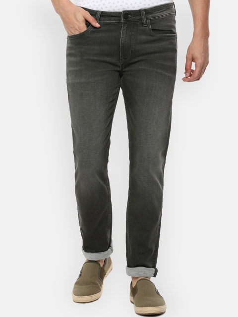 

Louis Philippe Jeans Men Grey Slim Fit Light Fade Jeans