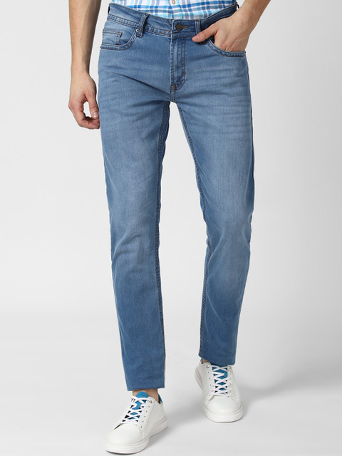 

Peter England Casuals Men Blue Slim Fit Low Light Fade Jeans