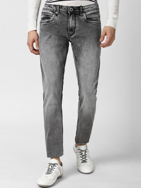 

Peter England Casuals Men Grey Skinny Fit Heavy Fade Jeans