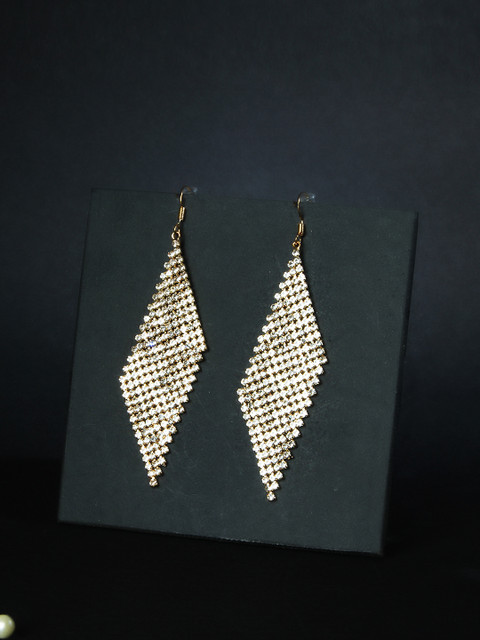 

Kazo Gold-Toned Geometric Drop Earrings