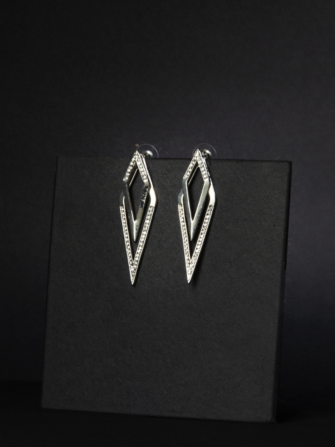 

Kazo Silver-Plated Geometric Drop Earrings