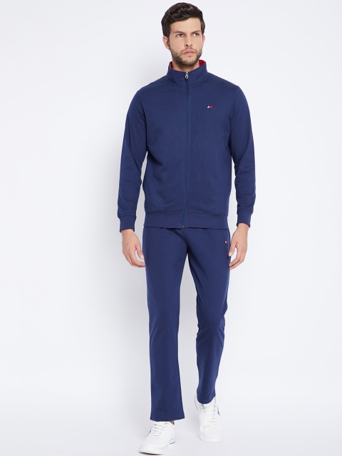 

NEVA Men Blue Solid Tracksuit
