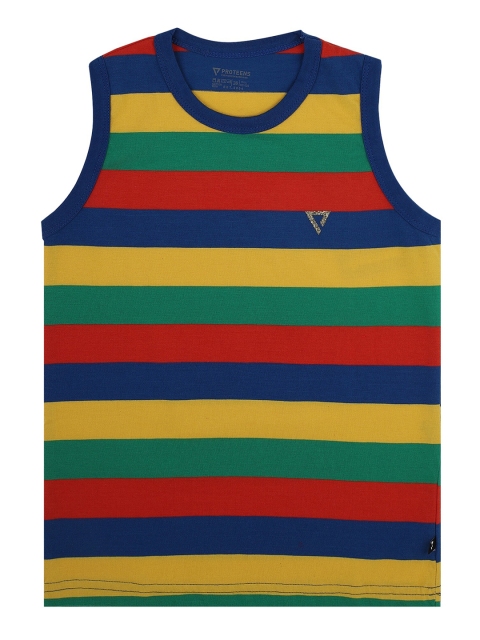 

PROTEENS Boys Multicoloured Striped T-shirt, Multi