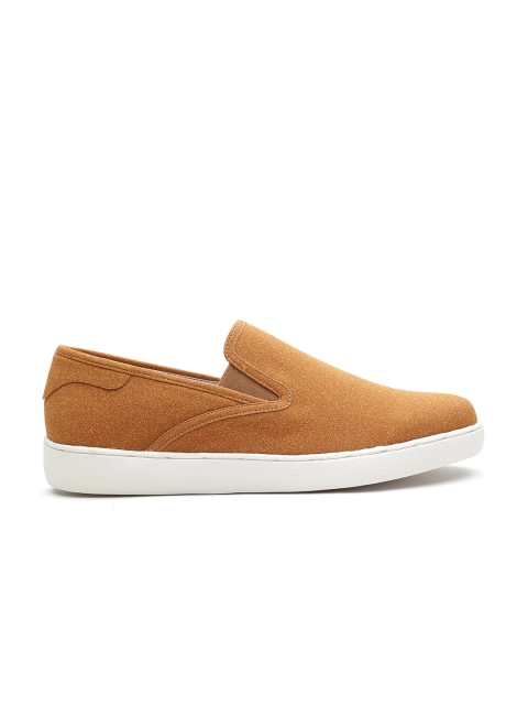 

Carlton London Men Brown Solid Slip-Ons