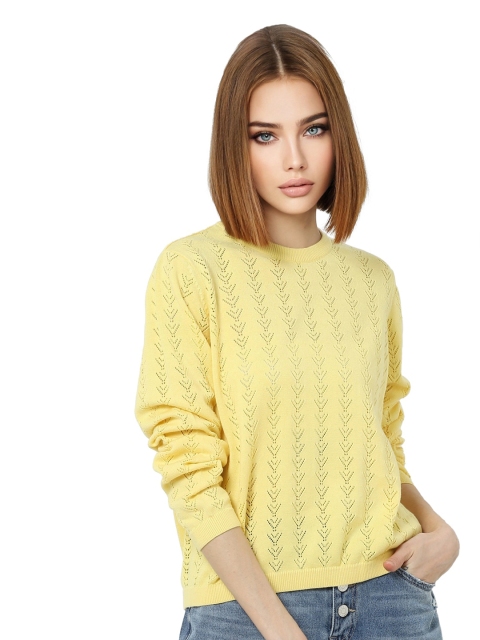

ONLY Women Yellow Pullover