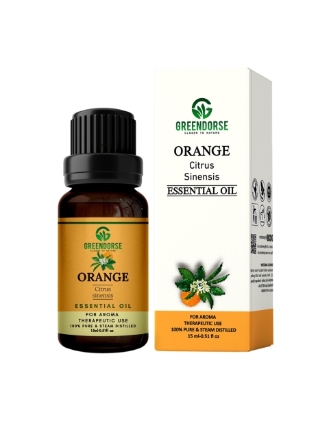 

GREENDORSE Orange Citrus Sinensis Essential Oil, Transparent