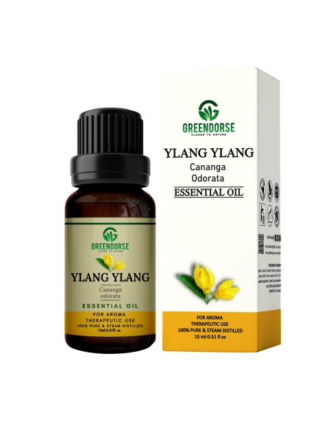 

GREENDORSE Ylang Ylang Essential Oil 15ml, Transparent