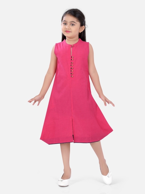 

Ashneeta Pink A-Line Midi Dress