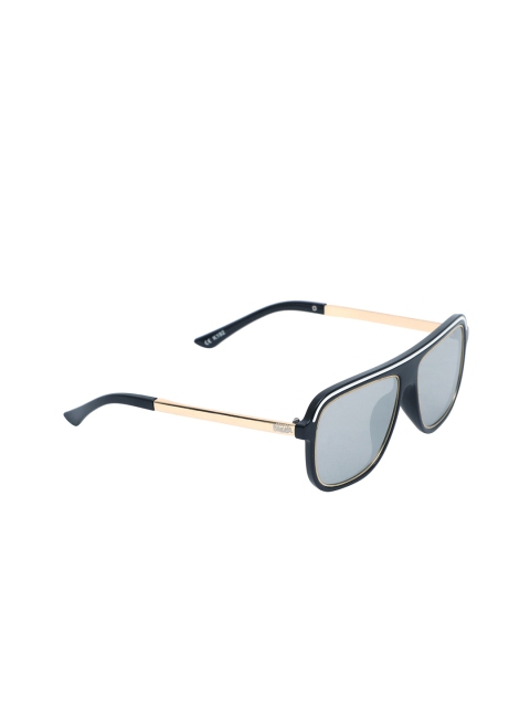 

Chhota Bheem Unisex Kids Grey Lens & Black Square Sunglasses - K192_BLK_SILMER
