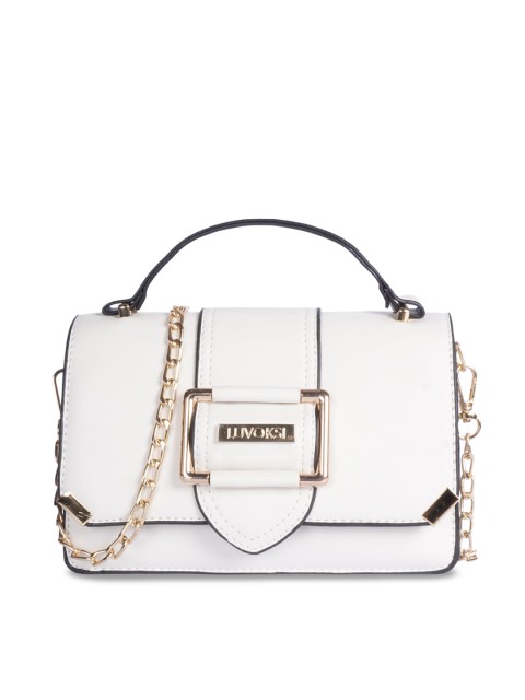 

Luvoksi White PU Structured Satchel