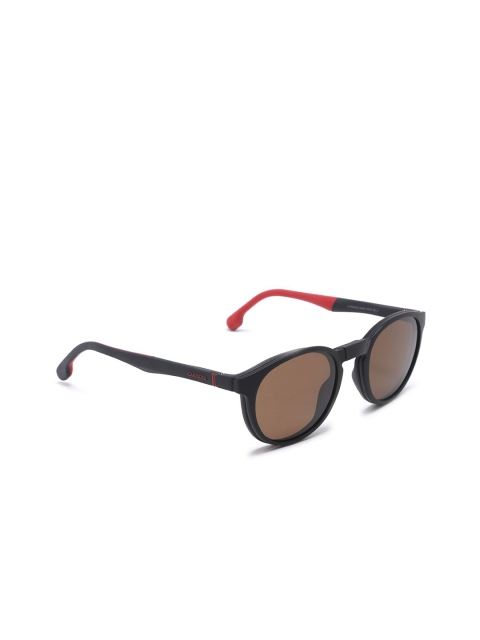 

Carrera Men Red Lens & Black Rectangle Sunglasses with Polarised Lens 203473C9A55M9