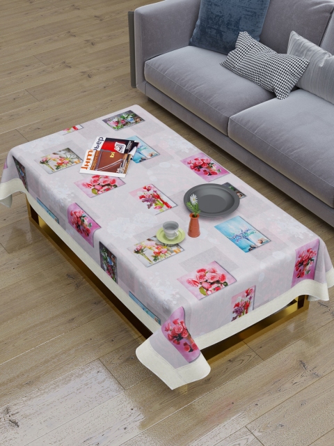 

Clasiko Multicoloured Floral Print Anti Slip Centre Table Cover, Multi
