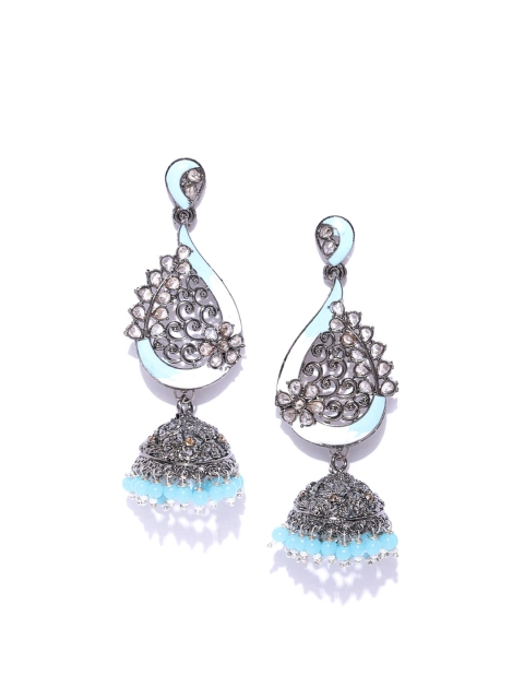 

Priyaasi Woman Blue Contemporary Drop Earrings