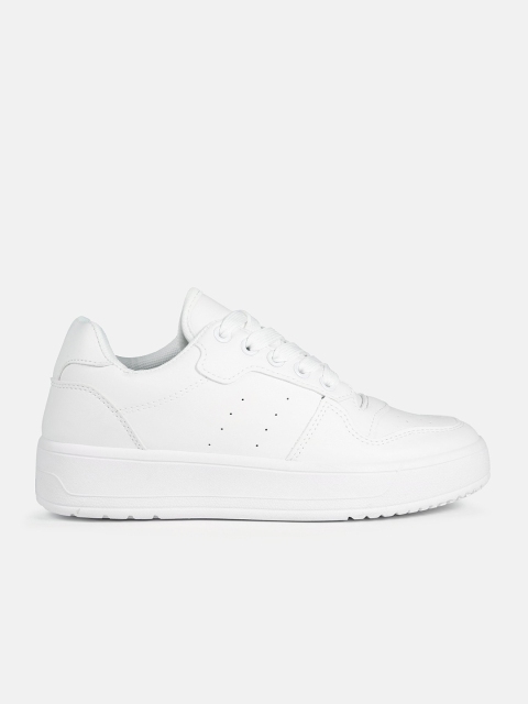 

Missguided Women White Solid Sneakers