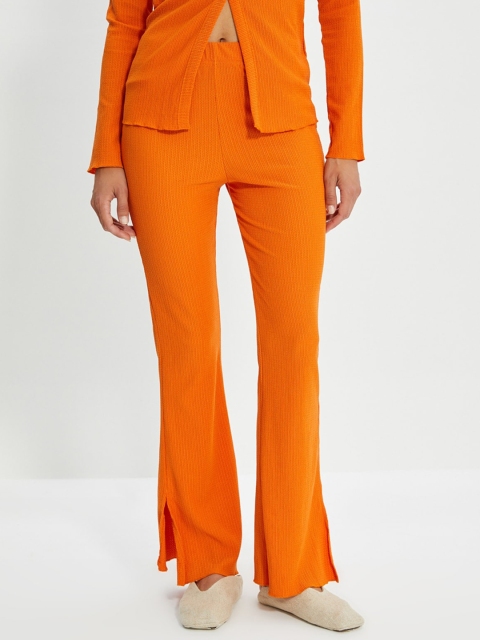 

Trendyol Women Brown Skinny Fit Trousers