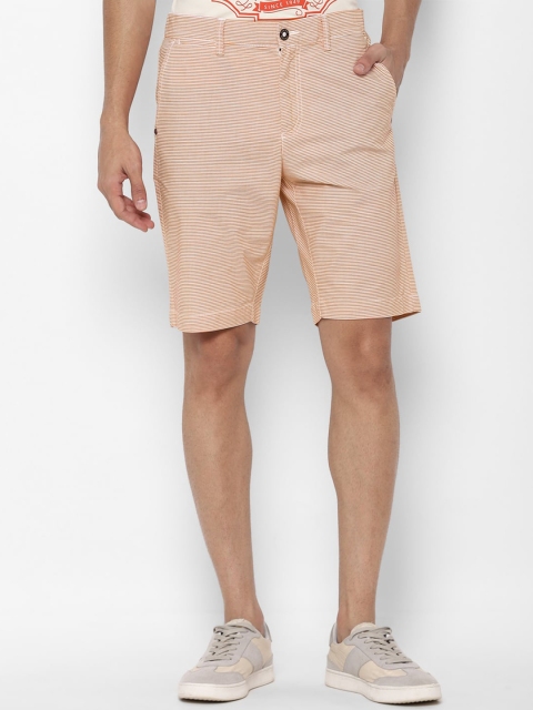 

Allen Solly Men Orange Slim Fit Regular Shorts