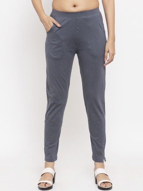 

NEUDIS Women Grey Solid Slim Fit Ankle Length Leggings