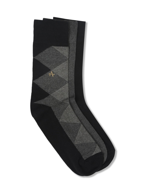 

Arrow Men Pack Of 3 Assorted Cotton Calf-Length Socks