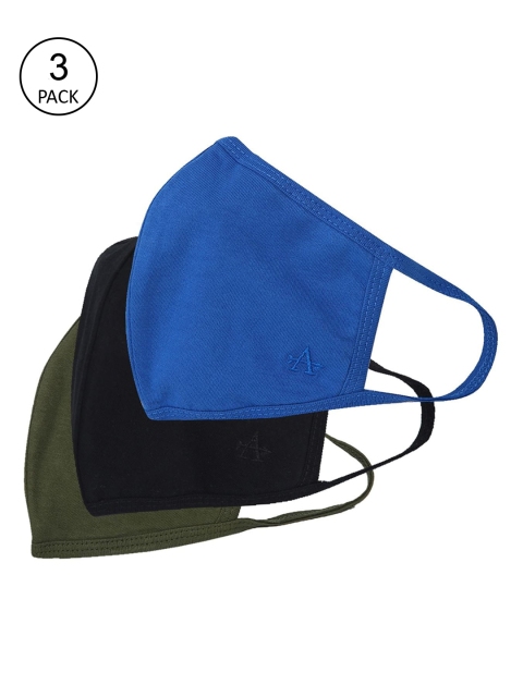 

Arrow Pack Of 3 Assorted Reusable Outdoor Cotton 3-Ply Cloth Masks