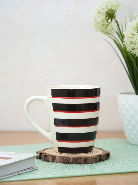 

WISHTANK Black & White Printed Ceramic Glossy Mugs