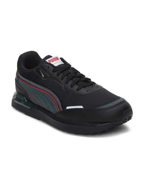 

Puma Unisex Black & Green Rider Ripstop Colourblocked Sneakers