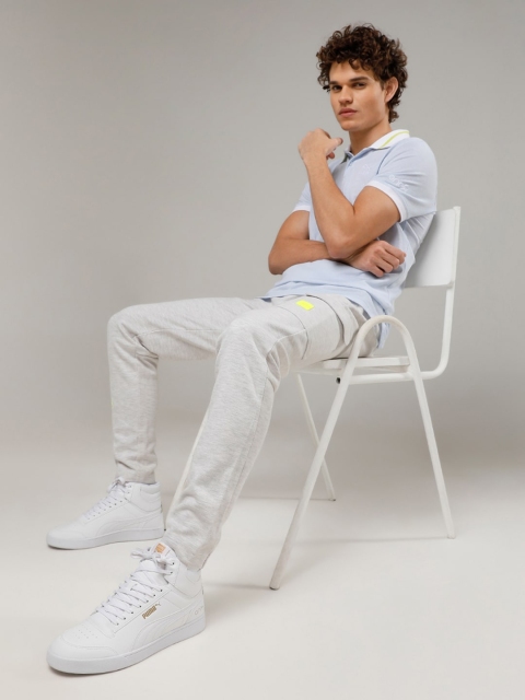 

Puma Men White one8 Shuffle Mid-Top Sneakers