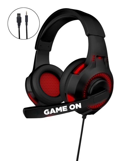 

Nu Republic Black & Red Solid Dread EVO Gaming Headphone