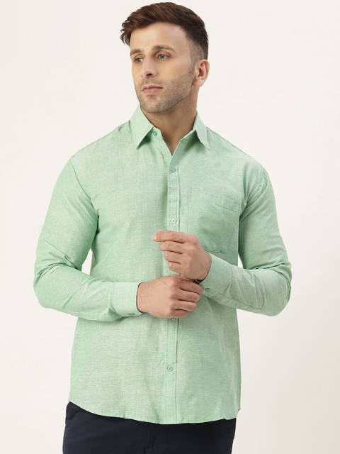 

KHADIO Men Green Casual Shirt