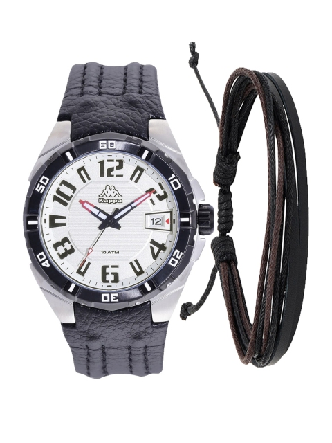 

Kappa Men White Watch & Bracelet Gift Set KPWGift Set-82