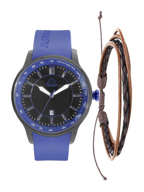 

Kappa Men Black & Blue Watch & Bracelet Gift Set KPWGift Set-61