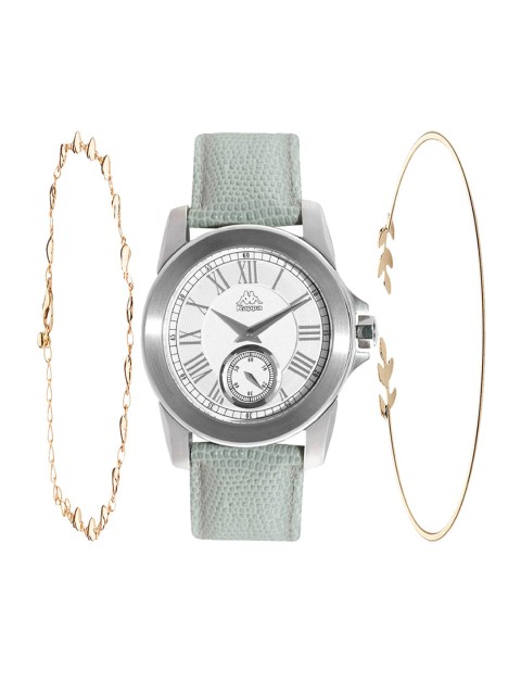 

Kappa Women White & Gold Toned Watch & Bracelet Gift Set