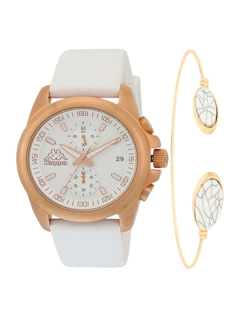 

Kappa Women White Watch & Bracelet Gift Set
