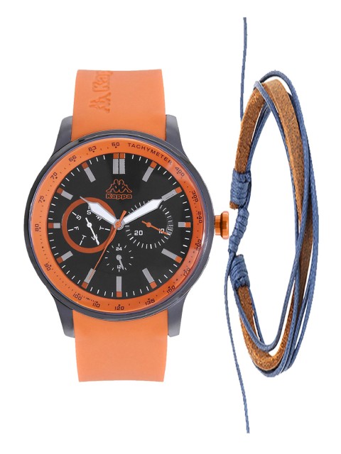 

Kappa Men Black Watch & Bracelet Gift Set
