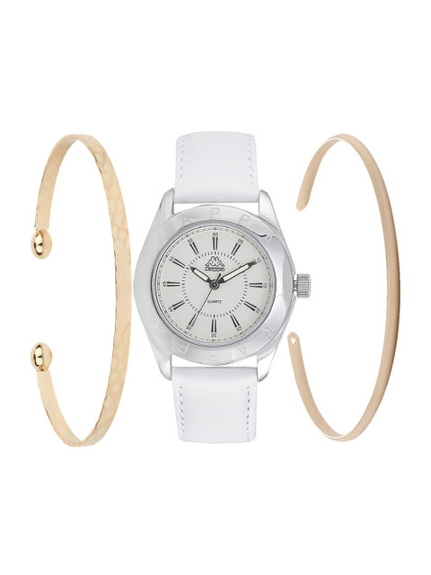 

Kappa Women White & Gold-Toned Watch Gift Set KPWGift Set-195