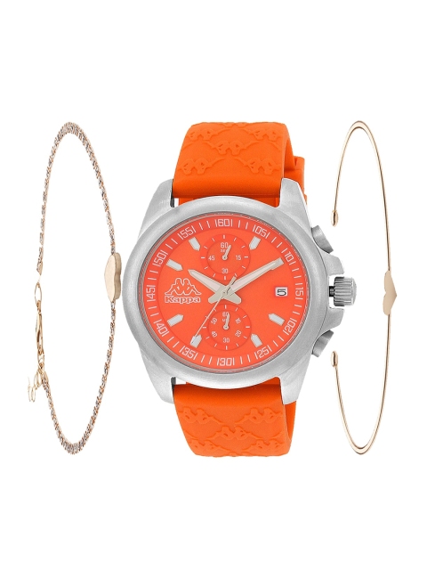 

Kappa Women Orange Watch & Bracelet Gift Set