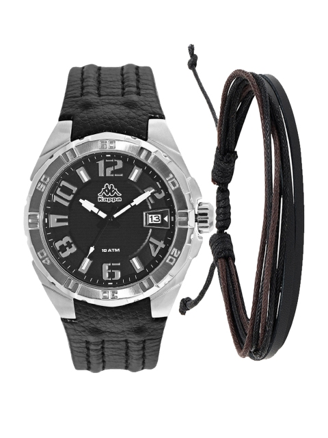 

Kappa Men Black Watch & Bracelet Gift Set KPWGift Set-77