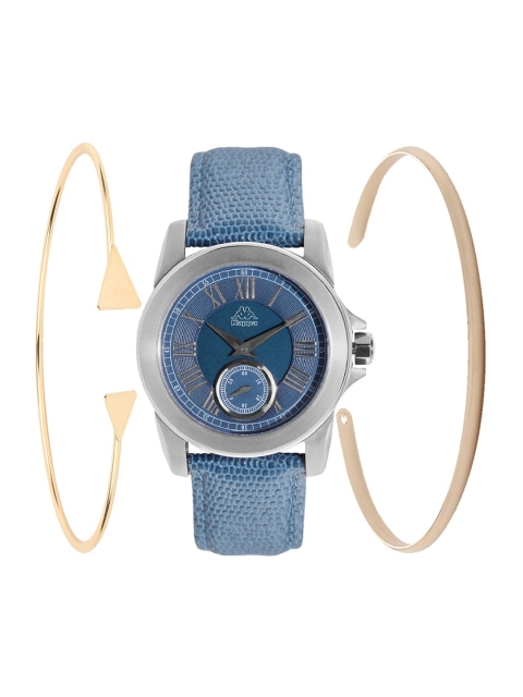 

Kappa Women Blue & Gold Toned Watch Gift Set KPWGift Set-166