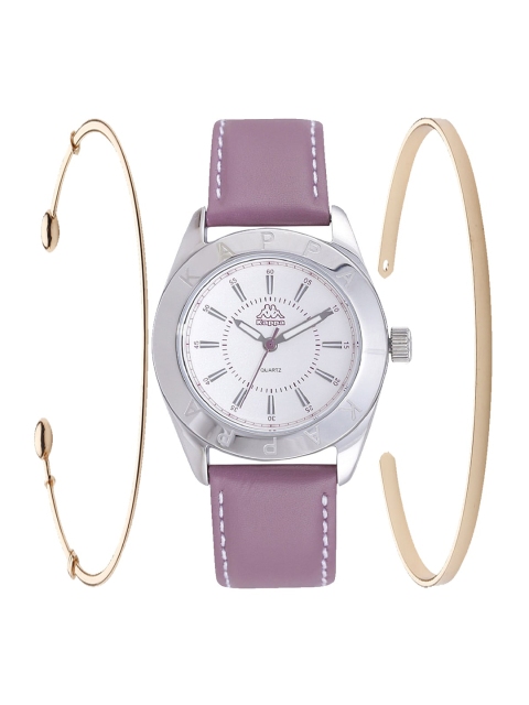 

Kappa Women White Watch & Bracelet Gift Set