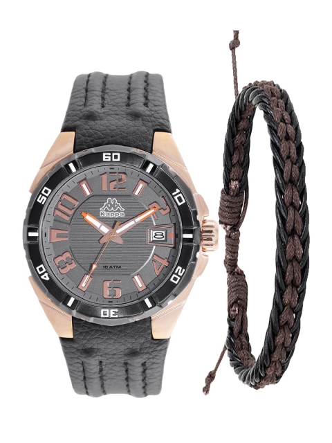 

Kappa Men Black Watch & Bracelet Gift Set KPWGift Set-89