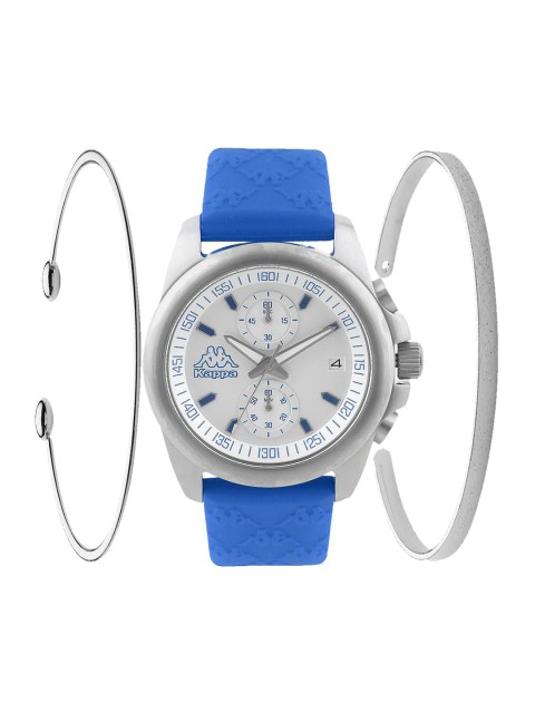 

Kappa Women White & Blue Watch Gift Set KPWGift Set-190